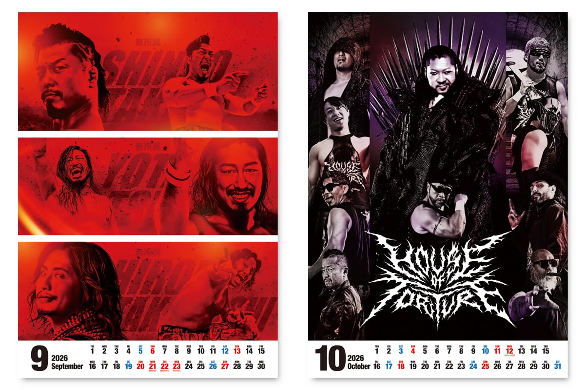 Amazon.co.jp: 新日本プロレスリング 2026年 新日本プロレス